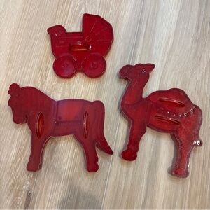 3 Vintage cookie cutters